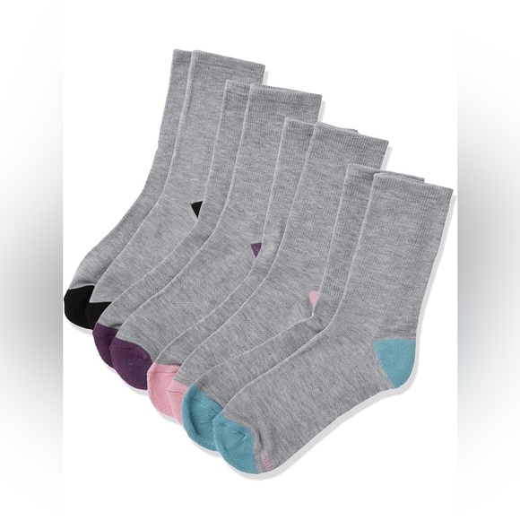 Hanes / Comfort Fit 4 Pair Crew Socks - Picture 5 of 7